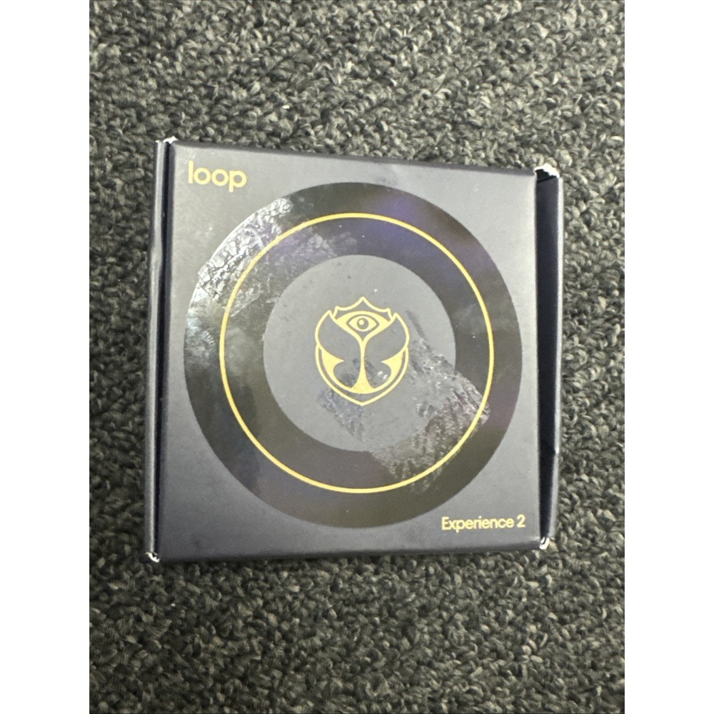 Loop Tomorrowland Experience 2 Holographic Black Earplugs Concerts - Sealed